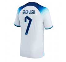 Engleska Jack Grealish #7 Koszulka Podstawowa MŚ 2022 Krótki Rękaw