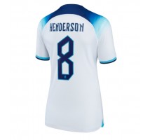 Engleska Jordan Henderson #8 Koszulka Podstawowa damskie MŚ 2022 Krótki Rękaw