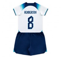 Engleska Jordan Henderson #8 Koszulka Podstawowa dzieci MŚ 2022 Krótki Rękaw (+ krótkie spodenki)