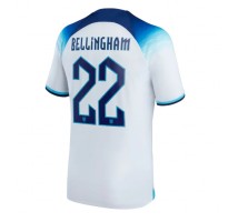 Engleska Jude Bellingham #22 Koszulka Podstawowa MŚ 2022 Krótki Rękaw