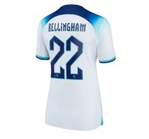 Engleska Jude Bellingham #22 Koszulka Podstawowa damskie MŚ 2022 Krótki Rękaw