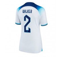 Engleska Kyle Walker #2 Koszulka Podstawowa damskie MŚ 2022 Krótki Rękaw