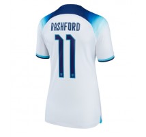 Engleska Marcus Rashford #11 Koszulka Podstawowa damskie MŚ 2022 Krótki Rękaw