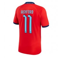 Engleska Marcus Rashford #11 Koszulka Wyjazdowa MŚ 2022 Krótki Rękaw