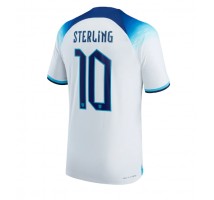 Engleska Raheem Sterling #10 Koszulka Podstawowa MŚ 2022 Krótki Rękaw