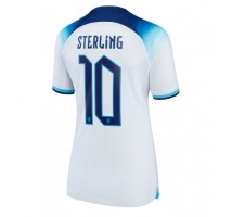 Engleska Raheem Sterling #10 Koszulka Podstawowa damskie MŚ 2022 Krótki Rękaw