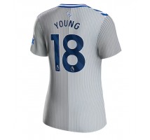 Everton Ashley Young #18 Koszulka Trzecia damskie 2023-24 Krótki Rękaw