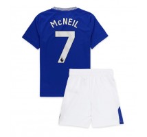 Everton Dwight McNeil #7 Koszulka Podstawowa dzieci 2024-25 Krótki Rękaw (+ krótkie spodenki)