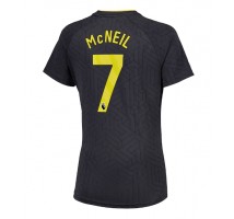 Everton Dwight McNeil #7 Koszulka Wyjazdowa damskie 2024-25 Krótki Rękaw