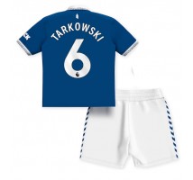 Everton James Tarkowski #6 Koszulka Podstawowa dzieci 2023-24 Krótki Rękaw (+ krótkie spodenki)