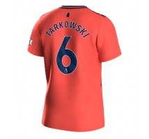Everton James Tarkowski #6 Koszulka Wyjazdowa 2023-24 Krótki Rękaw