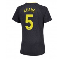 Everton Michael Keane #5 Koszulka Wyjazdowa damskie 2024-25 Krótki Rękaw