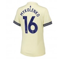 Everton Vitaliy Mykolenko #16 Koszulka Wyjazdowa damskie 2025-26 Krótki Rękaw Everton Vitaliy Mykolenko #16 Koszulka Wyjazdowa damskie 2025-26 Krótki Rękaw