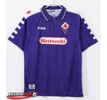 Fiorentina 1998-1999 Koszulka Retro Podstawowa Krótki Rękaw