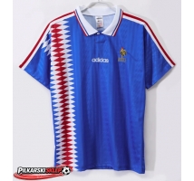 Francja 1994 Koszulka Retro Podstawowa Krótki Rękaw