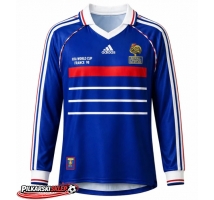 Francja 1998 Koszulka Retro Podstawowa Długi Rękaw