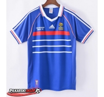 Francja 1998 Koszulka Retro Podstawowa Krótki Rękaw