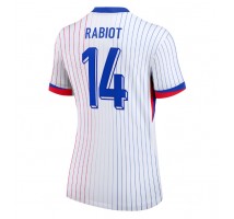 Francja Adrien Rabiot #14 Koszulka Wyjazdowa damskie ME 2024 Krótki Rękaw