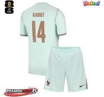 Francja Adrien Rabiot #14 Koszulka Wyjazdowa dzieci MŚ 2026 Krótki Rękaw (+ krótkie spodenki)