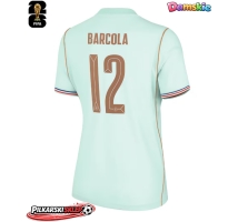 Francja Bradley Barcola #12 Koszulka Wyjazdowa damskie MŚ 2026 Krótki Rękaw
