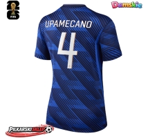 Francja Dayot Upamecano #4 Koszulka Podstawowa damskie MŚ 2026 Krótki Rękaw