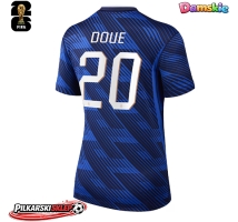 Francja Desire Doue #20 Koszulka Podstawowa damskie MŚ 2026 Krótki Rękaw