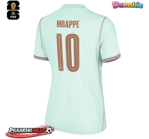 Francja Kylian Mbappe #10 Koszulka Wyjazdowa damskie MŚ 2026 Krótki Rękaw