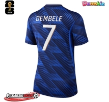Francja Ousmane Dembele #7 Koszulka Podstawowa damskie MŚ 2026 Krótki Rękaw
