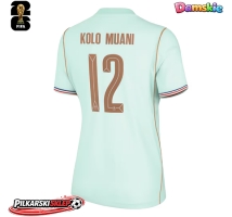 Francja Randal Kolo Muani #12 Koszulka Wyjazdowa damskie MŚ 2026 Krótki Rękaw