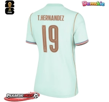 Francja Theo Hernandez #19 Koszulka Wyjazdowa damskie MŚ 2026 Krótki Rękaw