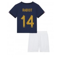 Francuska Adrien Rabiot #14 Koszulka Podstawowa dzieci MŚ 2022 Krótki Rękaw (+ krótkie spodenki)
