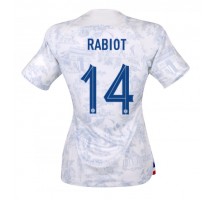 Francuska Adrien Rabiot #14 Koszulka Wyjazdowa damskie MŚ 2022 Krótki Rękaw