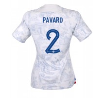 Francuska Benjamin Pavard #2 Koszulka Wyjazdowa damskie MŚ 2022 Krótki Rękaw