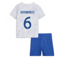 Francuska Matteo Guendouzi #6 Koszulka Wyjazdowa dzieci MŚ 2022 Krótki Rękaw (+ krótkie spodenki)