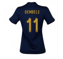 Francuska Ousmane Dembele #11 Koszulka Podstawowa damskie MŚ 2022 Krótki Rękaw