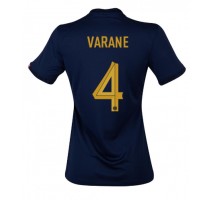 Francuska Raphael Varane #4 Koszulka Podstawowa damskie MŚ 2022 Krótki Rękaw