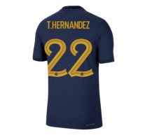 Francuska Theo Hernandez #22 Koszulka Podstawowa MŚ 2022 Krótki Rękaw