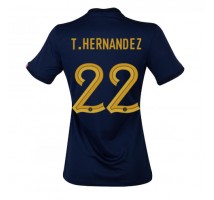 Francuska Theo Hernandez #22 Koszulka Podstawowa damskie MŚ 2022 Krótki Rękaw