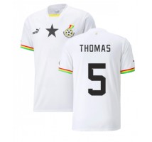 Gana Thomas Partey #5 Koszulka Podstawowa MŚ 2022 Krótki Rękaw