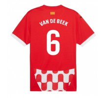 Girona Donny van de Beek #6 Koszulka Podstawowa 2024-25 Krótki Rękaw