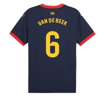 Girona Donny van de Beek #6 Koszulka Wyjazdowa 2024-25 Krótki Rękaw