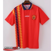 Hiszpania 1994 Koszulka Retro Podstawowa Krótki Rękaw