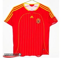 Hiszpania 2006 Koszulka Retro Podstawowa Krótki Rękaw