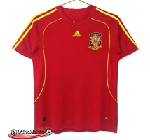 Hiszpania 2008 Koszulka Retro Podstawowa Krótki Rękaw