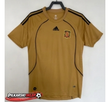 Hiszpania 2008 Koszulka Retro Wyjazdowa Krótki Rękaw