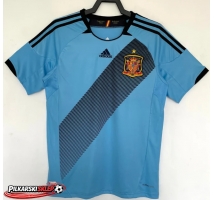 Hiszpania 2012 Koszulka Retro Wyjazdowa Krótki Rękaw