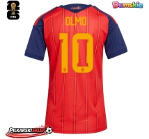 Hiszpania Dani Olmo #10 Koszulka Podstawowa damskie MŚ 2026 Krótki Rękaw