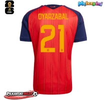 Hiszpania Mikel Oyarzabal #21 Koszulka Podstawowa MŚ 2026 Krótki Rękaw