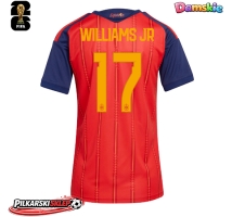 Hiszpania Nico Williams #17 Koszulka Podstawowa damskie MŚ 2026 Krótki Rękaw