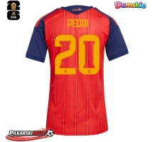 Hiszpania Pedri Gonzalez #20 Koszulka Podstawowa damskie MŚ 2026 Krótki Rękaw